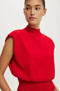 Hazy Mock Neck Knit